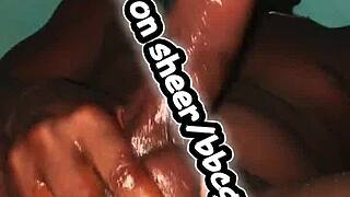 sneak peek midnight's fat bbc throbs beating huge cock solo
