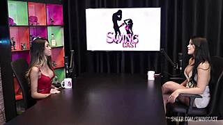 Mayra Marcele chats with Tifany in swing cast compilation part 1 on sheer red