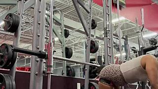 Ebony Amateur Bobbi Jo Pops Cherrys In Wild Outdoor Tattoo Workout Pov