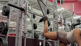 Ebony Amateur Bobbi Jo Pops Cherrys In Wild Outdoor Tattoo Workout Pov