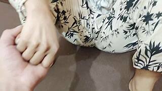 Viral stepsister sneaks into sister-in-law's bedroom for rough play