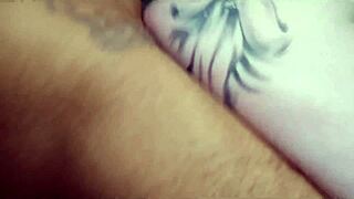 Exotic Blonde Wife's Huge Ass BBC Creampie Bedroom