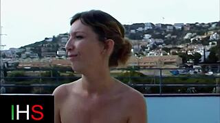 outdoor milf's ass and pussy stretched wildly