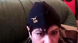 chienne marie, suck that soldier's cock deep while bound and bent over like a true maid slave