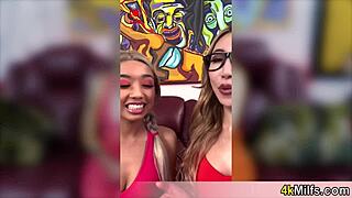 pretty asian roommate ffm threesome busty gf freeuse pussy