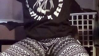 Young Kinky Amateur Works Out Her Mature Fetish Body POV Homemade