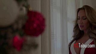 Mrs. Santa Cucks Hubby with Huge Christmas Cumshot!