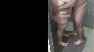 bisexual latina bbw wife showers with hubby and friends in cuckold threesome tease