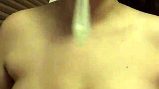 desperate arab milf slurps cum from used condom sloppy