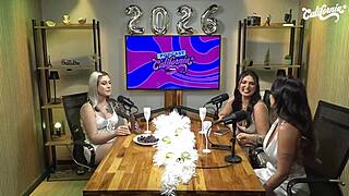 California TV Interviews Three Busty Brazilian Latina Milf Beauties