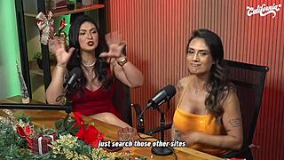 CALIFORNIA TV TRIO OF NAUGHTY LATINAS STRIP NUDE WITH VIBRATOR TOYS