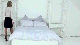 British milf Lady Sonia teases wet gigantic titties in lingerie