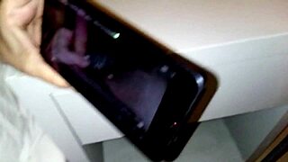 i'm jerking off to that hot subscriber video while my cuck hubby films everything