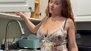 Caught Jerking By Busty Redhead Stepmom Red Eviee Danny Dirt
