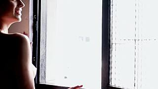 two brunette playboy milfs strip snow tease naked bodies soft