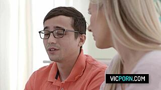 Blonde Teacher Bunny Madison Skips Lessons for Student Sex Ride