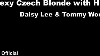 czech bimbo slut daisy lee bends over with huge boobs shaking