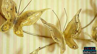 Playboy Blonde Milf Rachel Page Strips For Delivery Boy