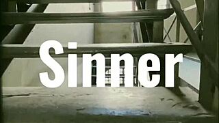 mistress april the dominatrix works out in her lush garden spot