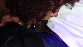 Bbw brunette milf puta swallows giant cock licks balls at swing party creampie