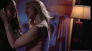 milf hooker smothers blonde client face with wet pussy 😈👅💦