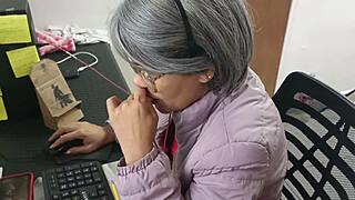 Do You Love My Deepthroat Suck On Your Huge Cock While Working?