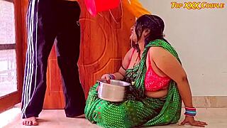 Milkman Grabs Chubby Indian Housewife's Big Tits and Pounds Her Brutally on Ranch!