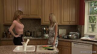 Older Milf Angela Sommers Plows Young Scarlet Red Passionately