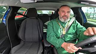 stopping girls on street meet bibi rikelme big ass brazilian milf hops in car for wet outdoor fun