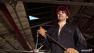 curvy ebony boss seduces white worker interracial fuck