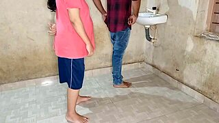 young bhabhi fucks plumber doggystyle in bathroom hindi audio