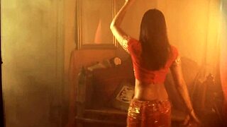 sensual indian milf dances stripping clothes teasing brunette amateurs solo
