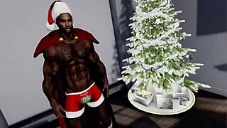 black santa's freaky milf ass game explodes christmas taboo style