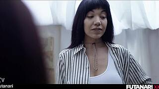 Futa Trans Teen Fucks Hot Milf!