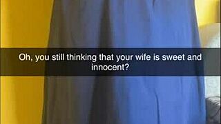 shy bbw wife becomes creampie gangbang slut—milky mari's cuckold snapchat humiliation!