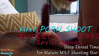 slipping into bed with 21yo bbc xavier bangz for dirty milf moans