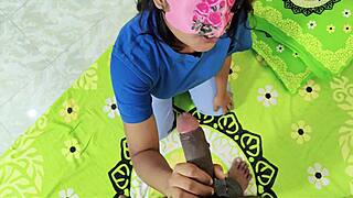 caught cheating brunette wife punished with rough bedroom pussy fuck