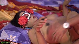 Stepmom Delivers Wild Masked Hotel Sex with Rough Fingering and Creampie