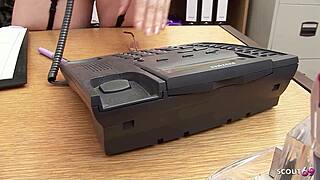 whoa huge titted boss tricks teen secretary into office mmff ass fuck