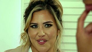 Fat Ass Milf Caitlin Bell Craves Stepson-In-Law's Huge Cock During Nuru Massage!