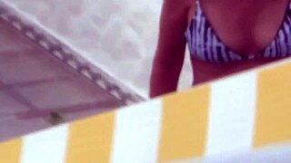 beach stepson unloads three times in my hot hairy pussy 🌴💦