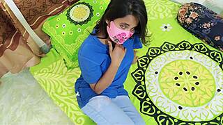 caught cheating brunette wife punished with rough bedroom pussy fuck