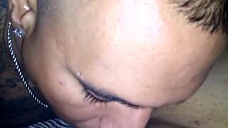 Thick wife fat shaved pussy eaten close up homemade