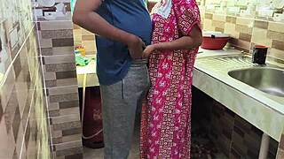 Hot Sexy Bhabhi Fucked Hard in Kitchen