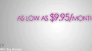 Amateur BBW Blonde's Huge Slippery Saggers Bounce in Sexy Tit Play