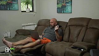 Surprise! Ghostface crashes in for milf's halloween handjob and monster cock face fuck scene 1 of 3