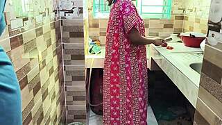 Hot Sexy Bhabhi Fucked Hard in Kitchen
