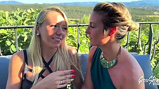 Pam's Tight Holes Destroyed by Horny French Threesome