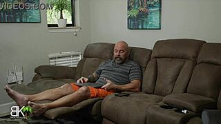 Surprise! Ghostface crashes in for milf's halloween handjob and monster cock face fuck scene 1 of 3