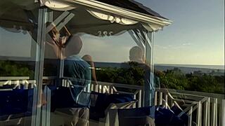 shelly elson bends over outdoors takes deep anal fingering doggystyle